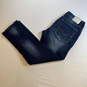 Buffalo Men's Slim‎ Fit Stretch Jeans Blue Size 33 x 30 Dark Wash